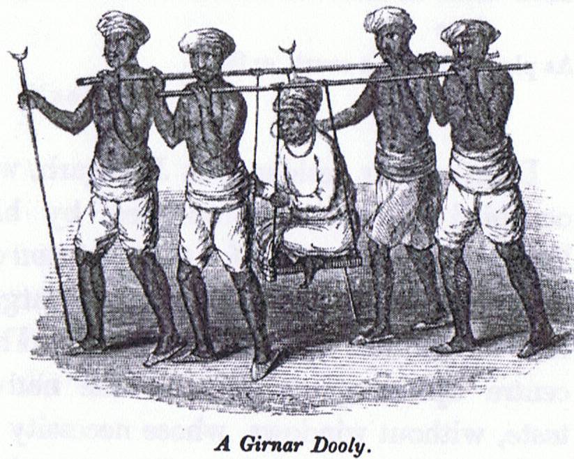 Figure 34. A four-man doli at Girnar